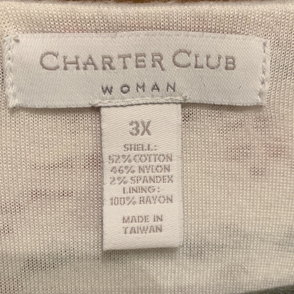 Charter Club Lace Blouse - Picture 4 of 7